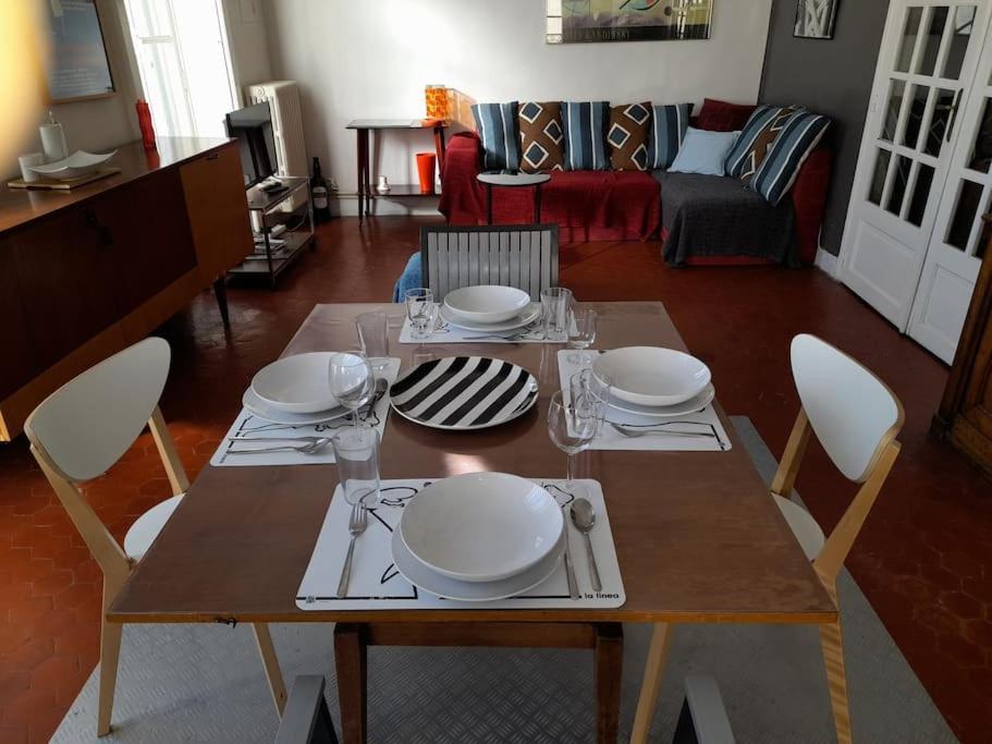 Les 7 Balcons, Comedie-Gare, Parking, Spacieux Lumineux Appt Haussmannien Montpellier Kültér fotó