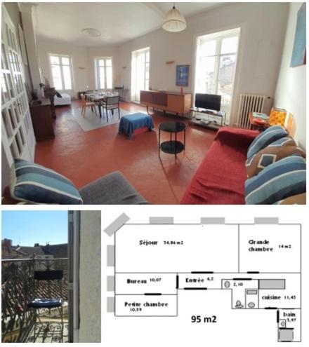 Les 7 Balcons, Comedie-Gare, Parking, Spacieux Lumineux Appt Haussmannien Montpellier Kültér fotó