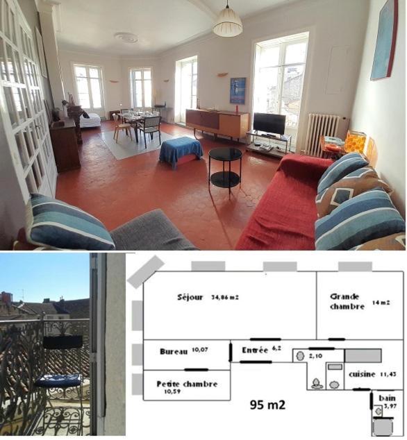 Les 7 Balcons, Comedie-Gare, Parking, Spacieux Lumineux Appt Haussmannien Montpellier Kültér fotó