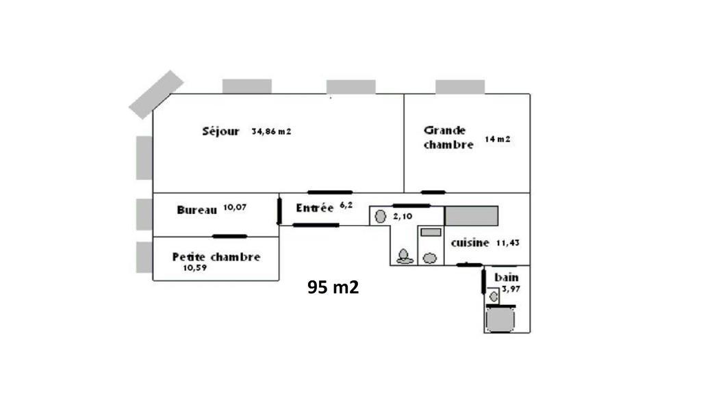 Les 7 Balcons, Comedie-Gare, Parking, Spacieux Lumineux Appt Haussmannien Montpellier Kültér fotó